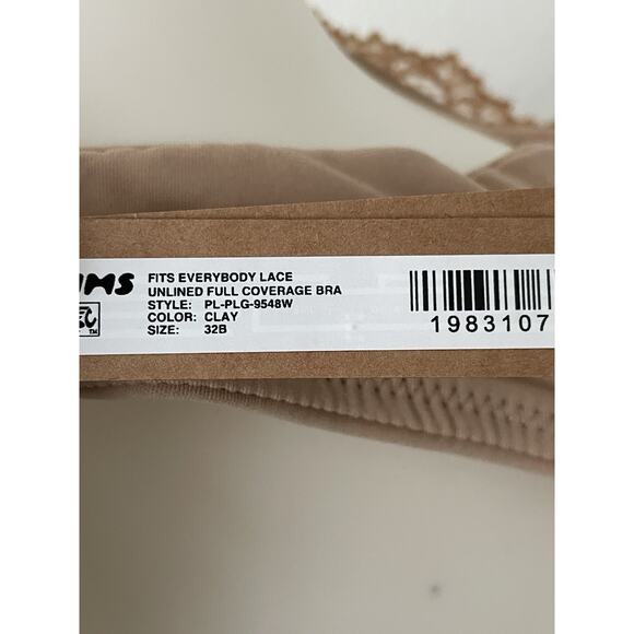 Skims Bra Lingerie Unlined Full Coverage Clay Intimates - Picture 13 of 13